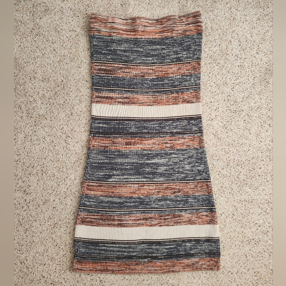Prana Knit Striped Skirt
